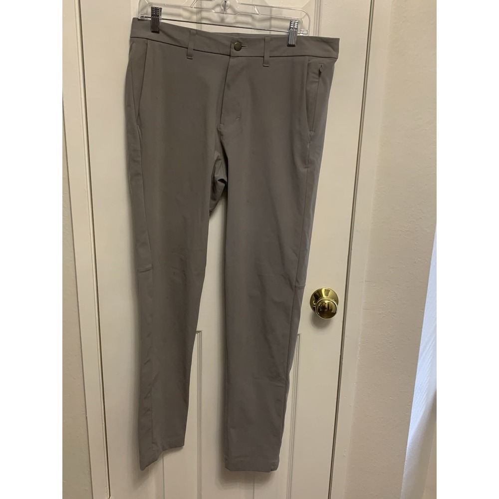 Lululemon Commission Mens Pants Gray 32 x 30